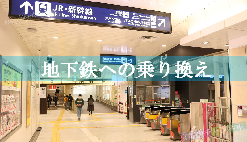 地下鉄京都駅の南改札