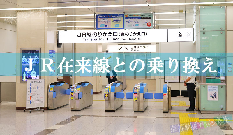 新幹線京都駅の東乗り換え口